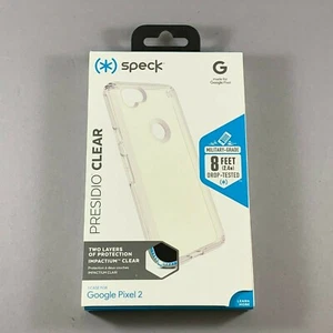 Speck Presidio Clear Series Case for Google Pixel 2 - Clear - New - Picture 1 of 2