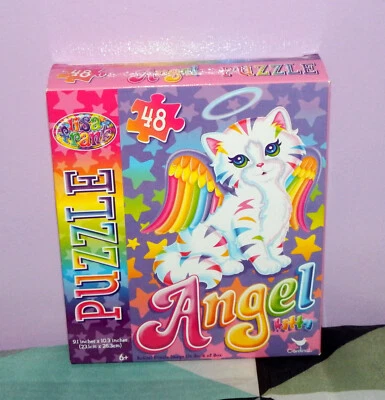 Nuevo rompecabezas Lisa Frank Angel Kitty 48 piezas Foto 1 de 4