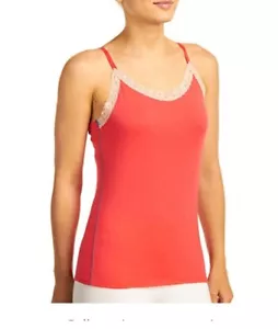 Ropa de dormir Hue para mujer camisa de dormir con estante borde de encaje, felicidad coral, talla: XL - Imagen 1 de 2