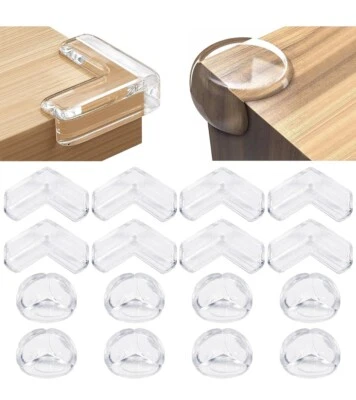 Paraspigoli per Bambini, 16 Pezzi Trasparenti Paraspigoli Bambini Para Spigoli B - Immagine 1 di 4