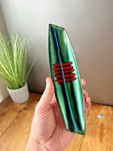60'S MODERNIST LAURANA ITALY FRANCO BASTIANELLI ENAMEL PIN DISH PEN TRAY 70'S - Picture 1 of 16