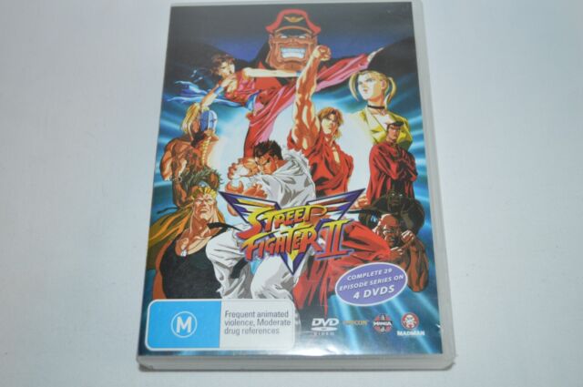 Street Fighter II V - The Collection (DVD, 2003, 4-Disc Set) for