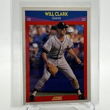 1990 Score 100 Superstars Will Clark Baseball Card #30 Mint FREE SHIPPING
