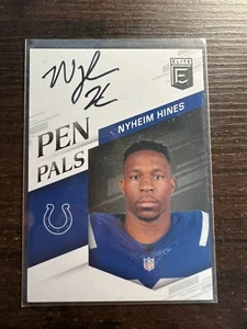 A97,747 - 2018 Elite Pen Pals #33 Nyheim Hines Auto - Picture 1 of 1