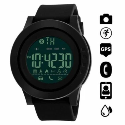 Smart Watch Bluetooth Fitness Tracker Men Sport Watch Phone Mate For iOS Android - Image 1 of 4