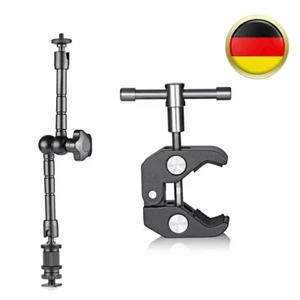 DE 11 "Zoll Reibungs-Gelenkarm mit Super-Clamp-Krabben für Kamera LED Licht - Bild 1 von 8