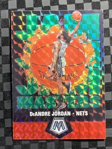 2019-20 Panini Mosaic Jam Masters Green Mosaic Prizm #3 DeAndre Jordan Nets