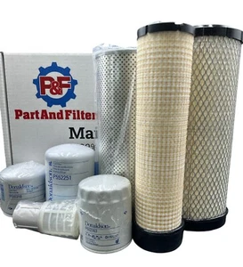 Kit de filtro P&F para cargadoras de orugas Takeuchi TL8R2 con motor V3307 - Imagen 1 de 2
