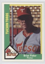1990 CMC AAA Tucson Toros Green Backs Brian Fisher #24
