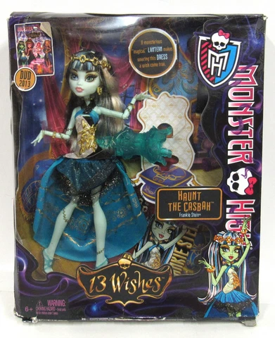 New Mattel Y7704 Monster High 13 Wish Haunt The Casbah Frankie Stein 2012 *Read* Cover