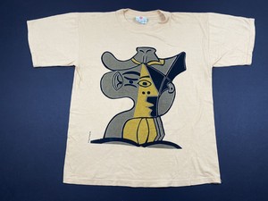 vintage picasso t shirt large succ 90s art andazia 