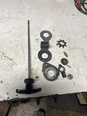 Conjunto completo estabilizador de dirección Honda CB77 CB72 Super Hawk Foto 1 de 4