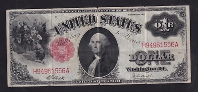 United States $1 series 1917    VG+ - Image 1 of 2