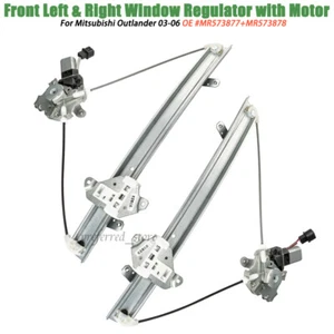 Window Regulator For Mitsubishi Outlander 2003-2006 Set of 2 Left and Right - Picture 1 of 21