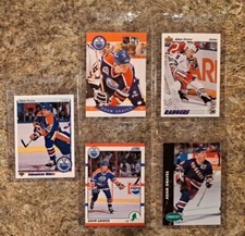 (5) Adam Graves 1990-91 Upper Deck Rookie RC Score Pro Set 1991-92 Rangers Park