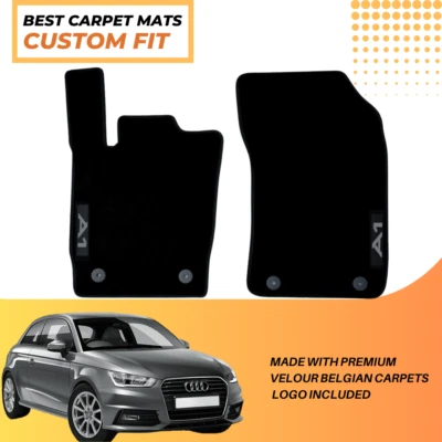 Alfombrillas delanteras para dos coches para Audi A1 2011-2018 impermeables revestimientos automáticos nuevas Foto 1 de 4