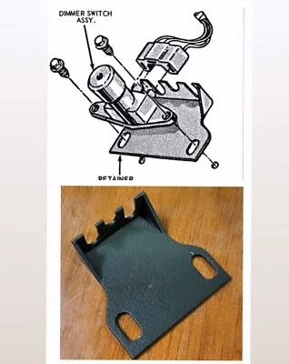 Interruptor de atenuación de piso Ford Mustang Cougar retenedor/aislador - Nuevo Foto 1 de 4