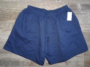 New No Brand Fleece Shorts with pockets - Navy - S, M, L, XL - Picture 1 of 3