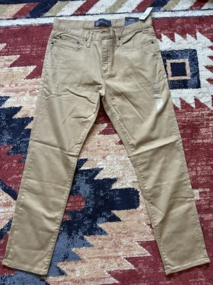 Gap Denim Slim Travel Jeans Men 33x30 khaki New - Image 1 of 4