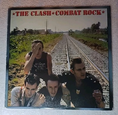 The Clash Combat Rock  1982 Vinyl LP Epic FE37689  - Image 1 of 4