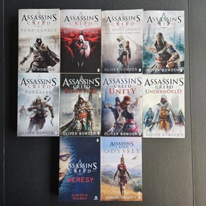 Assassin's Creed Series 10 Book Lot Oliver Bowden Christie Golden Gordon Doherty - Picture 1 of 3