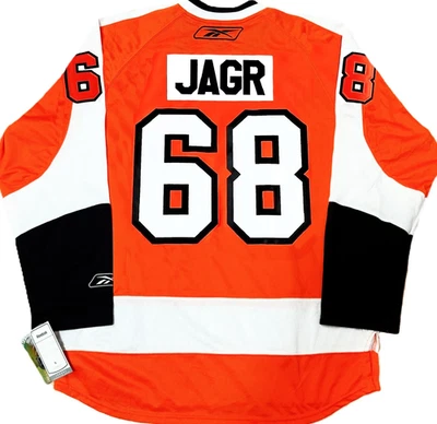 NUEVO CON ETIQUETAS-M-L-2XL * CAMISETA DE HOCKEY REEBOK JAROMIR JAGR PHILADELPHIA FLYERS CON LICENCIA NHL Foto 1 de 4