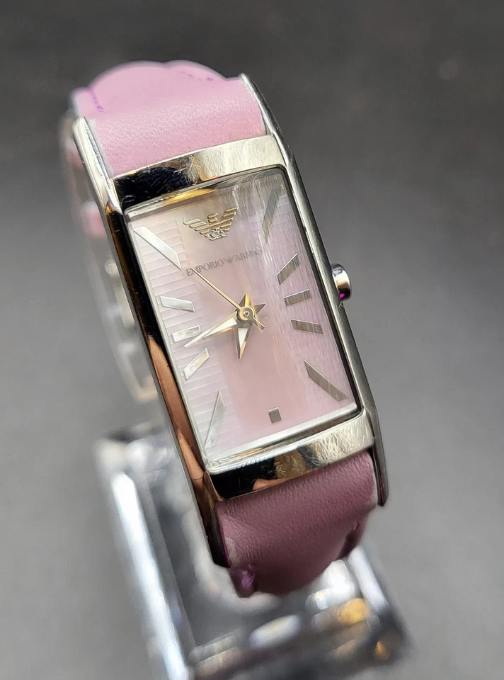 Reloj de cuarzo suizo Emporio Armani AR-5592 de lujo analógico de 20 mm WR 50m raro Foto 1 de 4