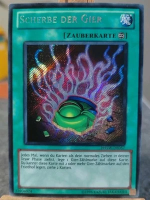 SCHERBE DER GIER - PHSW-DE057 Secret Rare / 1. Auflage Near Mint  - Bild 1 von 2