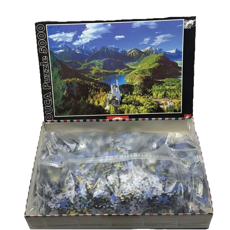 Educa 5000 peças quebra-cabeça 12750 Neuschwanstein & Surroundings nova bolsa lacrada leitura - Imagem 1 de 4