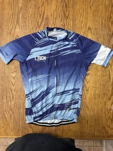Rapha Cycling Jersey Blue Size Large Short Sleeve - Picture 1 of 7