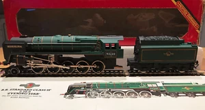Hornby OO R065 BR Matt Green Class 9F 2-10-0 Evening Star, in a poor box. - Picture 1 of 13