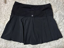 Lululemon Sz 6 Hot Hitter Skirt - Black