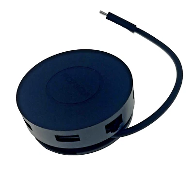 Docking Station 7 IN 1 Mini Multi USB -C Ethernet RJ45 HDMI TF Card Network Giga - Immagine 1 di 4