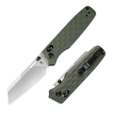 Kizer Task Pocket Knife G10 Handle 154CM Steel EDC Green Folding Knife V3641C3 - Image 1 of 4