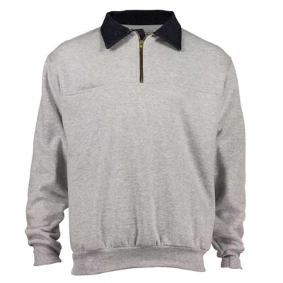 Game Workwear 810 "The Firefighter's" Work Shirt with Denim Collar MEN LARGE REG - Image 1 of 3