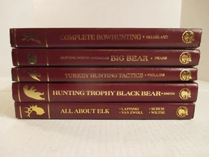 North American Hunting Club Book Lot 5 1987 Black bear Bowhunting Turkey Elk - Picture 1 of 12