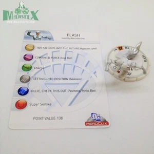 Heroclix DC75th Anniversary set The Flash #W-7 Chase figure w/card! - Picture 1 of 1