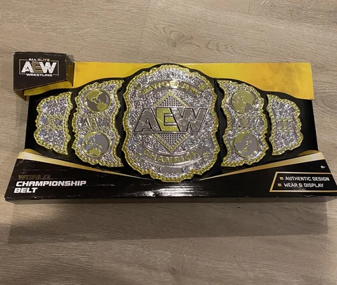 AEW World Championship Belt, Kids Toy Belt Wrestling New Cover