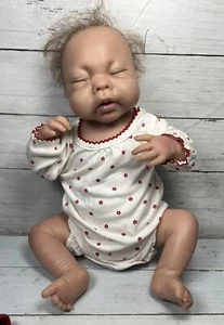 Ashton Drake Reborn Sleeping Baby Girl Doll Huti B ADG 04 Grace Anatomical - Picture 1 of 19