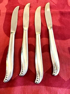 International SPINDRIFT Deluxe Satinado - 4 Cuchillos de Cena 8 3/8" - Imagen 1 de 6
