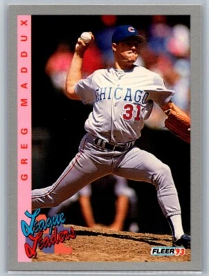1993 Fleer - #707 Greg Maddux - Image 1 of 2
