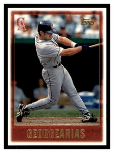 1997 Topps #306 GEORGE ARIAS California Angels