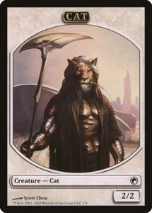 4x TOKEN Cat SOM #1 Magic English Casi Nuevo/Desjugar tarjeta C común - Imagen 1 de 1