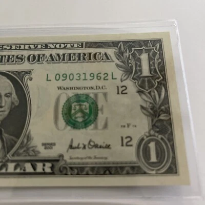 September 3rd 1962 Birthday Anniversary $1 Bill 09031962 Uncirculated Great Gift - Image 1 of 3
