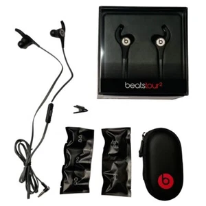 Beats By Dr Dre Earphones Tour 2 Titanium Wired 3.5mm GYM Water Resistant NEW - Picture 1 of 8