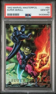 1992 Marvel Masterpieces #84 Super Skrull PSA 10 GEM MINT - Freshly Graded! - Picture 1 of 2