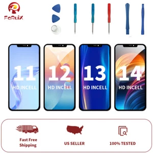 For iPhone 11 12 PRO MAX 13 14 LCD Display 3D Touch Screen Replacement /Tools US - Picture 1 of 23