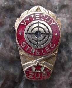 Vintage Outstanding Sniper Award Military Reservist Gun Shooting ZUS Pin Badge - Picture 1 of 2