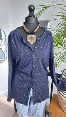 WHITE STUFF Ladies WOMENS Casual shirt PLUS size 22 XL vintage style BOHO - Image 1 of 4