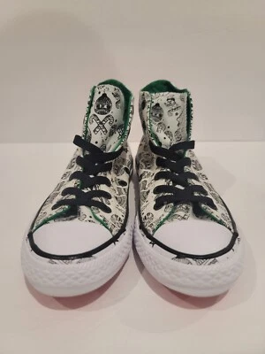 Zapatos CONVERSE Clásicos All Star Hi Top Chuck Taylor Tema Navidad Juvenil Talla 12.5 Foto 1 de 4